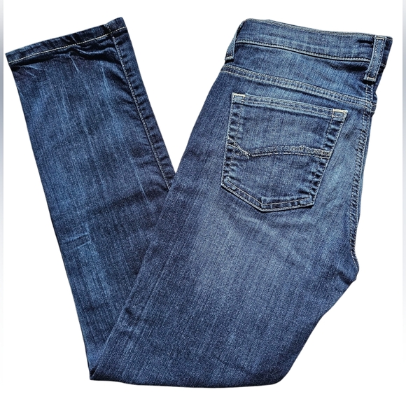 BKE Reserve Addison Skinny Ankle Cropped Jeans with Natural Fading, Like New - Picture 9 of 12